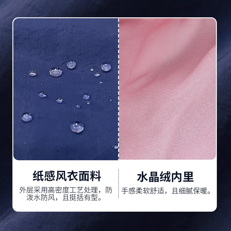 铅笔俱乐部童装2022秋冬新款女小童外套儿童棒球服宝宝加绒风衣