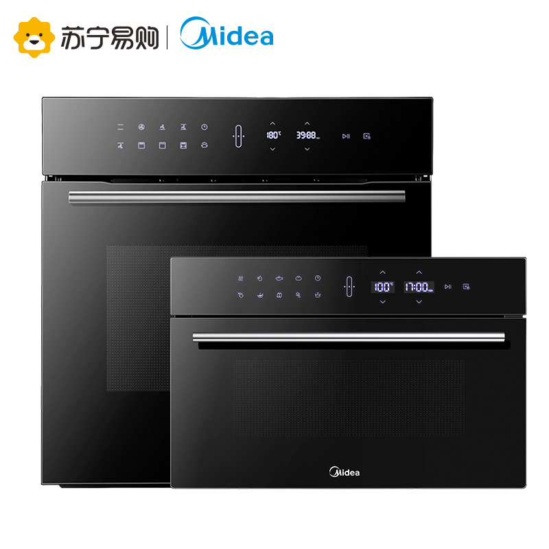 美的(Midea)ET1065JG-01SE+JG-SAL极光嵌入式蒸烤套装家用蒸箱烤箱智能高清大图