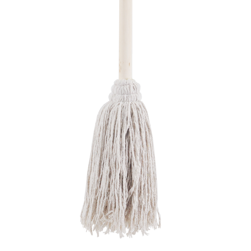 企购优品 白棉线老式木杆圆头拖把 (10把起订) 杆长118cm