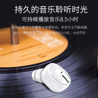 夏新(AMOI) M8 隐形蓝牙耳机单耳微型无线迷你安卓苹果通用超小入耳式运动型跑步开车耳塞式超长待机可接电话 白色