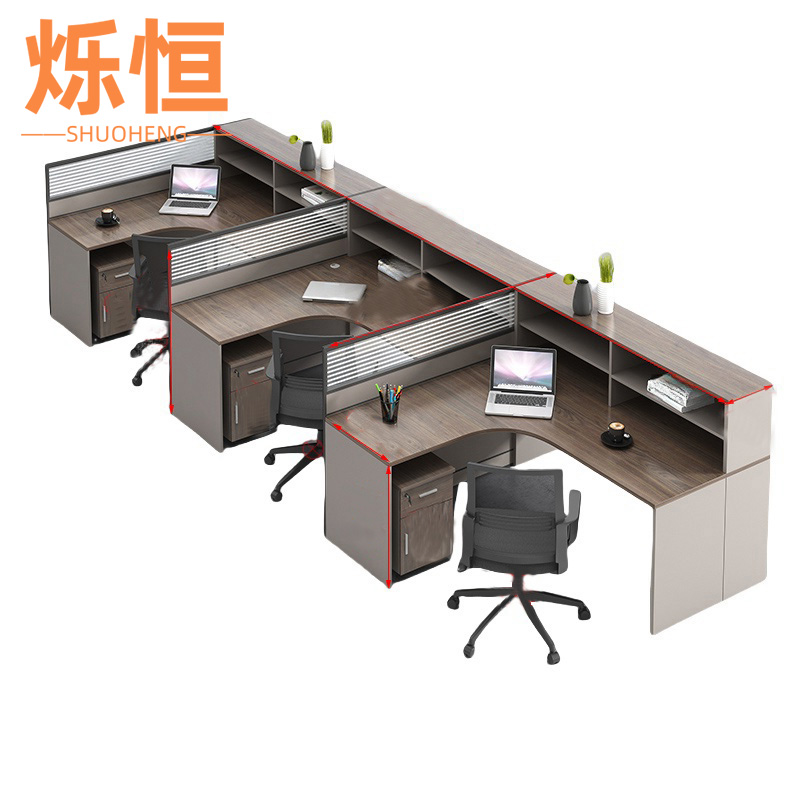 烁恒 屏风办公桌 单人 张高清大图