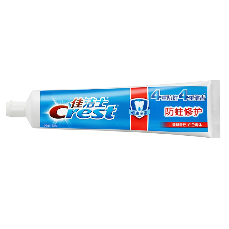 佳洁士(Crest) 防蛀修护牙膏清新青柠 200克（单位：支）