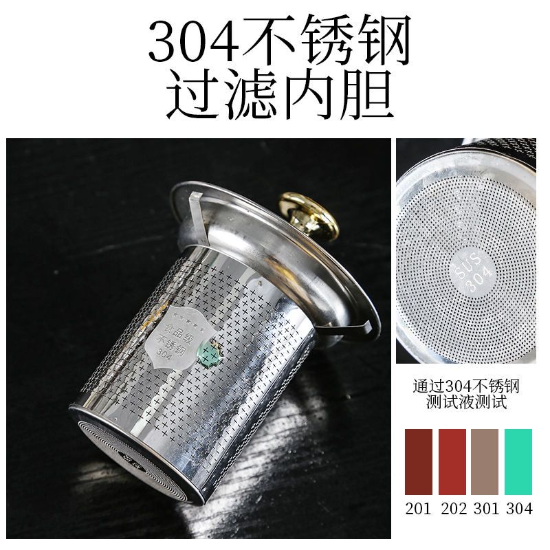 加热玻璃煮茶壶套装全套养生玻璃花茶壶煮茶炉茶具家用小型烧水壶 600毫升蓝把手平底壶 壶+新款800W电热炉