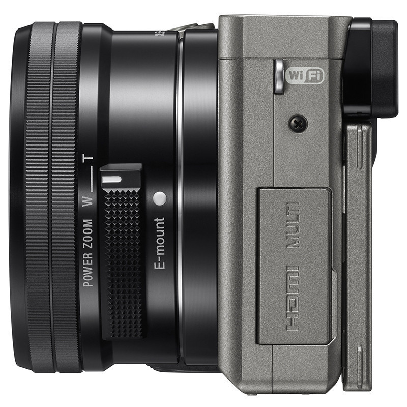 索尼(SONY)ILCE A6000灰色(16-50+55-210)数码微单相机 双镜头套装 约2430万像素