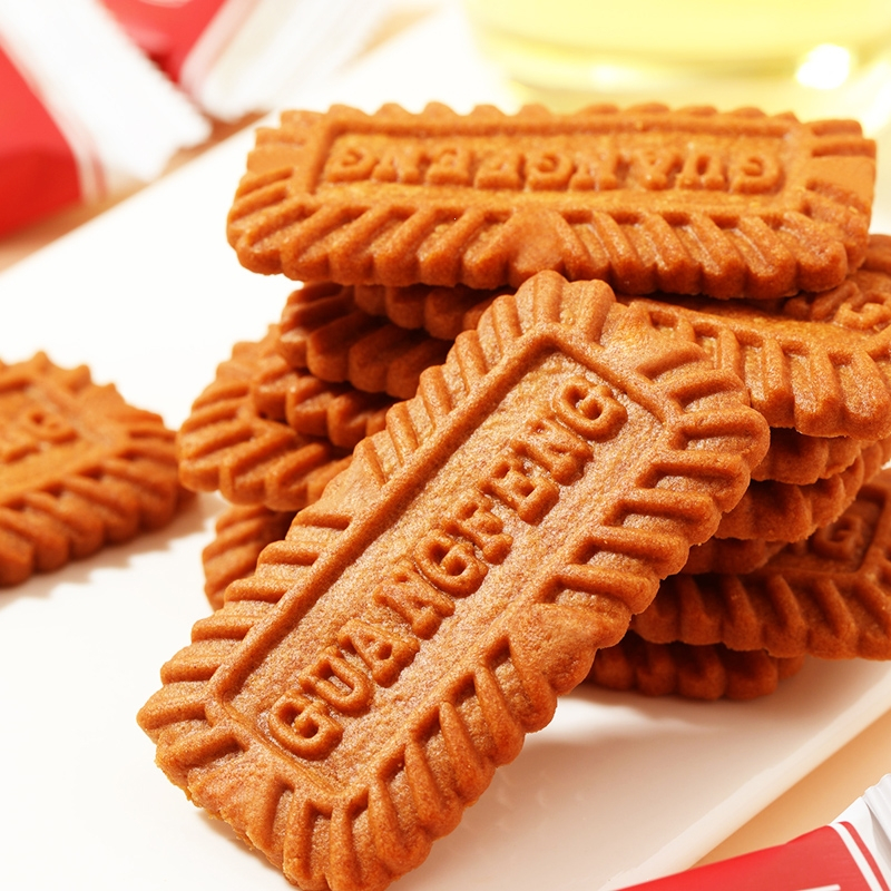 味滋源焦糖饼干比利时风味零食早餐休闲食品小包装批发散装盒网红报价