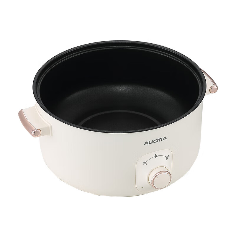 澳柯瑪 (AUCMA)AHG-50P2 电煮锅2-3人火锅专用鸳鸯锅 5L 多功能电热锅高清大图