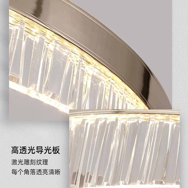锦兆家居客厅灯主灯轻奢卧室吊灯餐厅灯具现代简约大气设计师款高级感网红