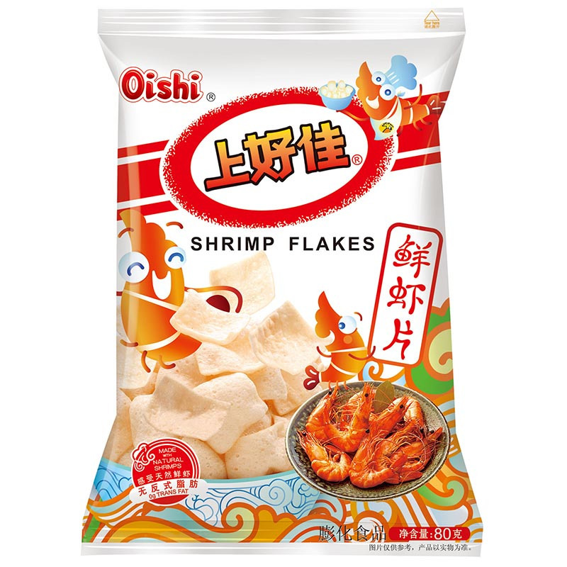 上好佳鲜虾片膨化食品80g