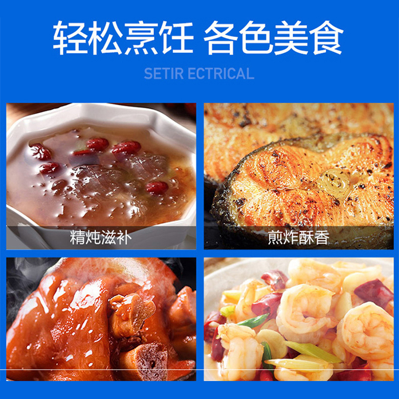 电器JZT-GC403燃气灶荷叶仿生 纳米不沾钢化玻璃双灶燃气灶 飞机炉头 聚能一级能效猛火爆炒王灶具