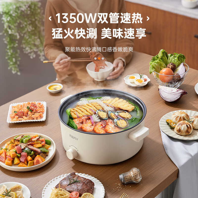 乐仕菲斯6升大容量电火锅RS-A61(6L)高清大图