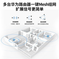 华为千兆路由器AX3双核wifi6全千兆端口家用WiFi高速穿墙双频光纤大户型智能5G华为5g无线路由千兆端口 电信联通移动高速信号 高速穿墙王 定制版TC7102