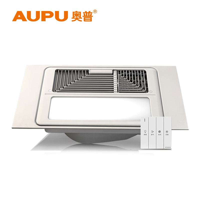奥普(AUPU)风暖型浴霸6122B 2150W风暖浴霸 四合一多功能 旗舰机型 多空间浴霸 干湿分离浴室适用