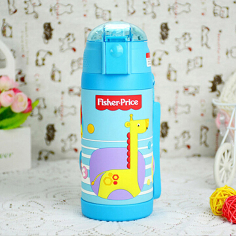 费雪抽真空保温杯套装350ml FP-8042粉、蓝、黄