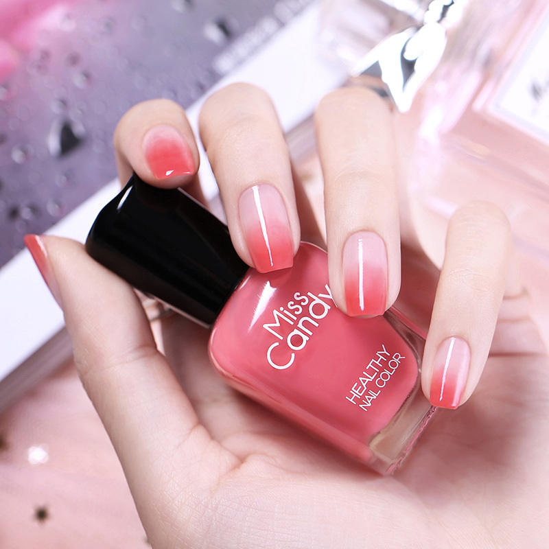misscandy健康美甲可撕拉指甲油手撕环保持久透粉色指甲油显白萌新半