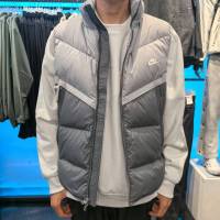 NIKE耐克羽绒背心运动休闲轻便保暖男装立领马甲DV1136-077 Dtf L DV1136-077