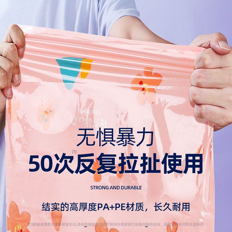 6件套【2大号+3小号】+手泵1个 特大加厚【365天内袋子漏气包退换】 真空收纳袋压缩袋大容量家用衣服被子棉被衣物行李