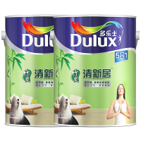 多乐士(Dulux)竹炭清新居五合一乳胶漆内墙面漆 油漆涂料 A895 5L*2哑光白色