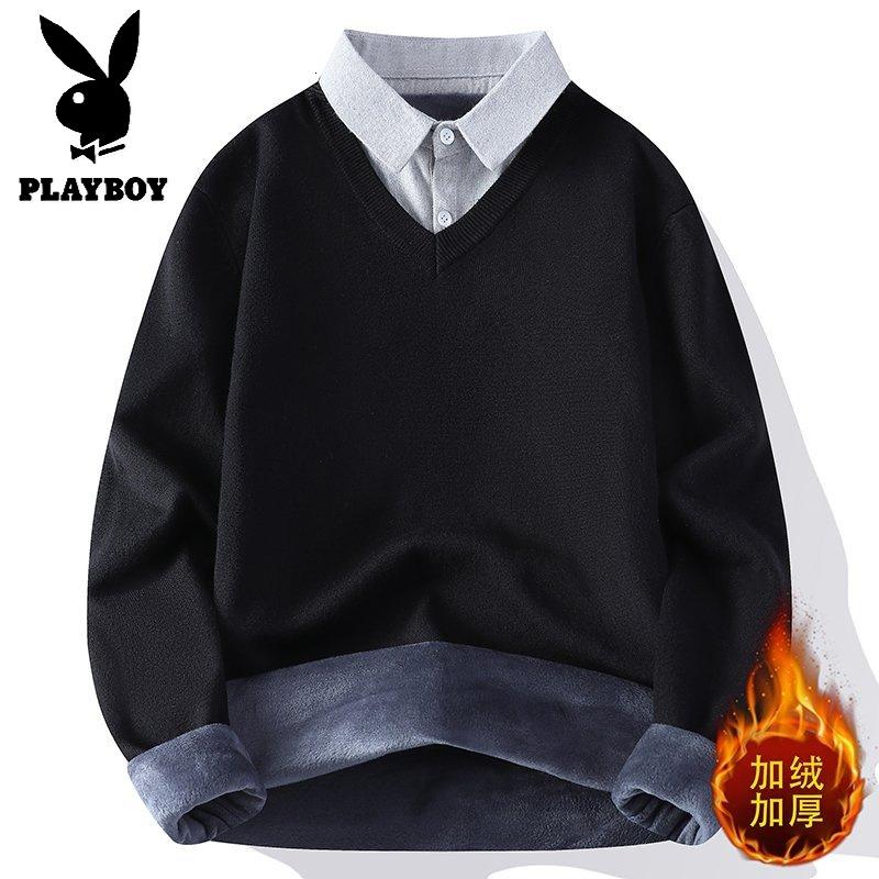 花花公子新款【新款】2025年秋冬款翻领针织毛衣男群文件11.30_557_103高清大图