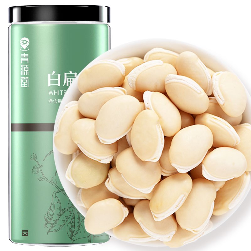 青源堂牌 白扁豆500g 五谷杂粮粗粮煮粥 食材