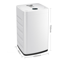 美的（Midea）洗衣机3KG公斤迷你母婴内衣 家用全自动洗衣机波轮洗衣机 MB30V05 官方旗舰正品