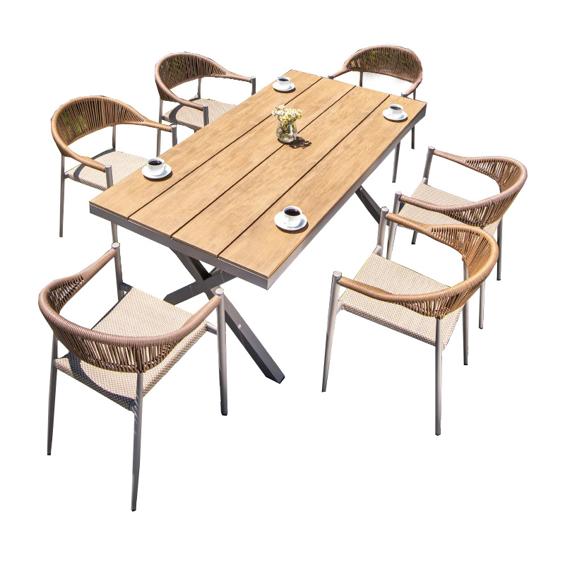 翼澜 户外桌椅 180cm套高清大图