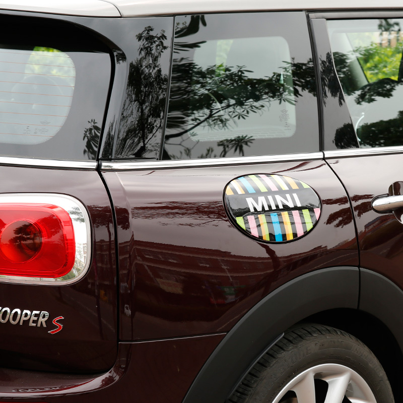宝马迷你改装车贴车身拉花minif54f56f55油箱盖贴纸汽车外装饰贴