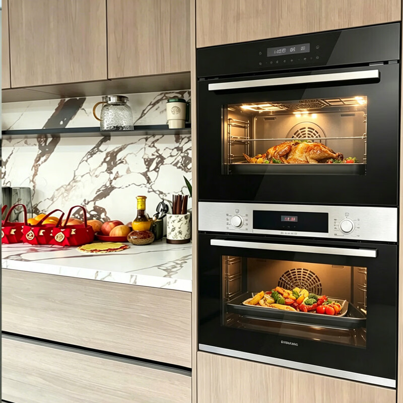 博世欧洲进口烤箱 3D热风烤 HBA553BR0W+CDA589BS6W 智能蒸箱 低氧锁鲜蒸高清大图