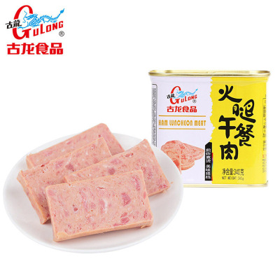 SQ ZH 古龙 火腿午餐肉340g/罐*3罐