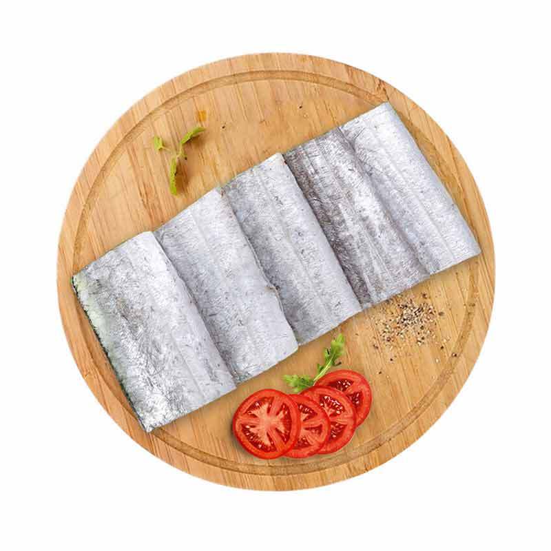 禧美海产 马达加斯加冷冻去脏带鱼段 500g 袋装 海鲜水产