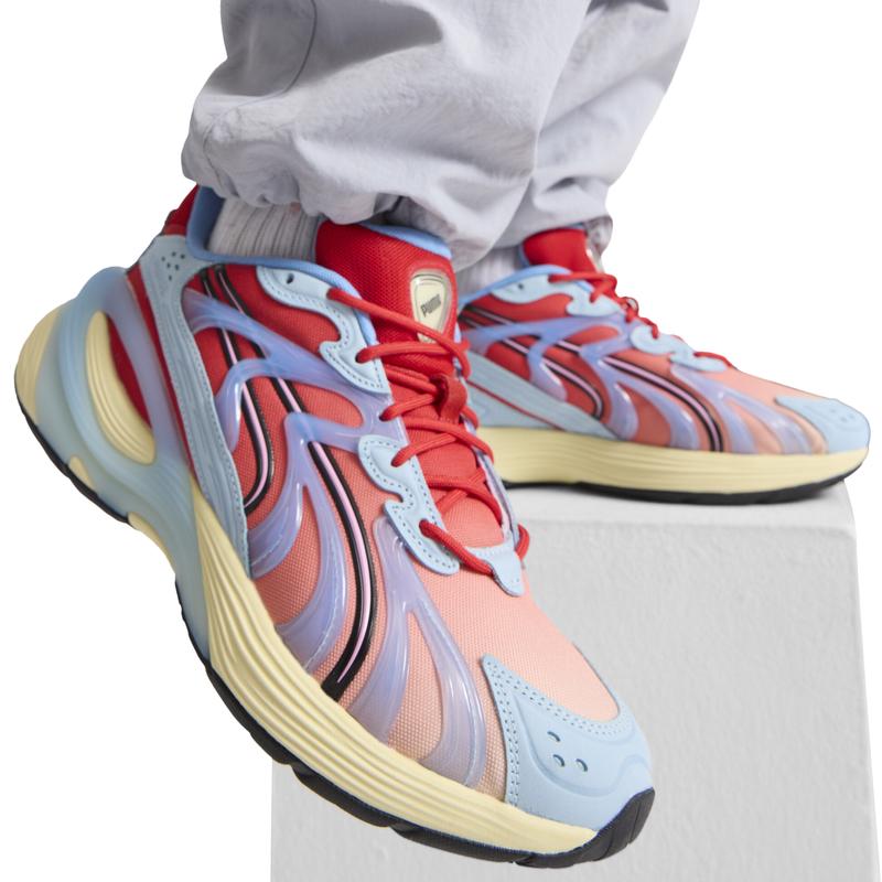 彪马(Puma)男款板鞋休闲鞋潮流时尚皮革拼接运动鞋未来感街头风透高清大图