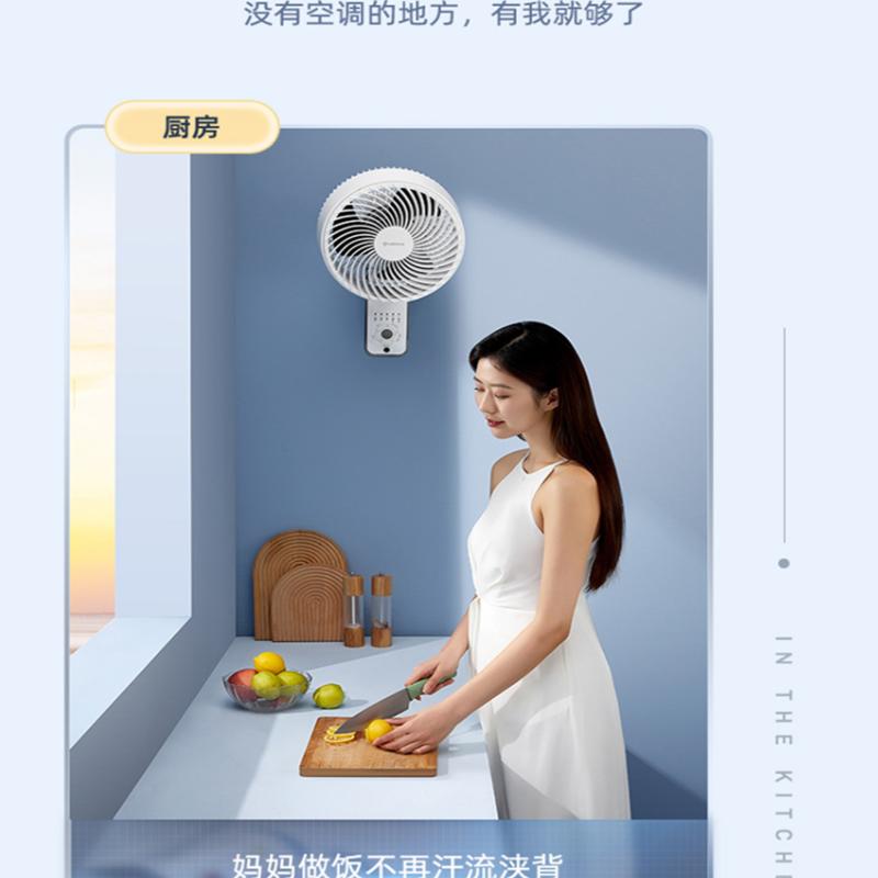 艾美特(AIRMATE)FW23-R7壁扇挂壁强力电风扇璧扇大风量电风扇