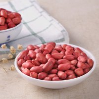 十月稻田东北红皮花生米小粒生花生仁农家自产新鲜1kg