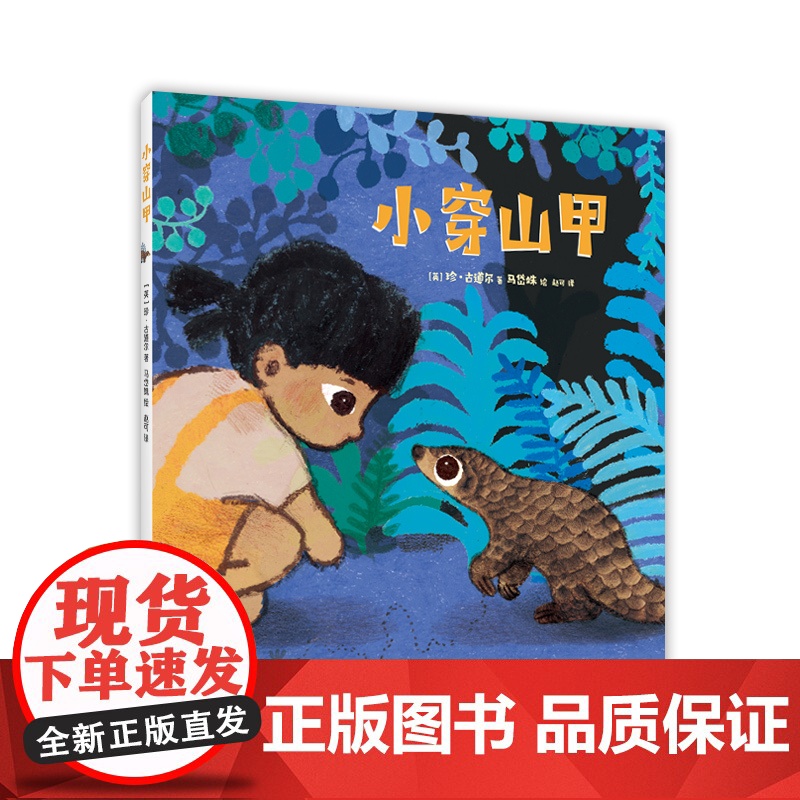 小穿山甲 珍·古道尔 马岱姝 穿山甲 教师年度10大童书 野生动物保护自然生态环境 爱 动物 人类 根与芽 科普知识 爱高清大图
