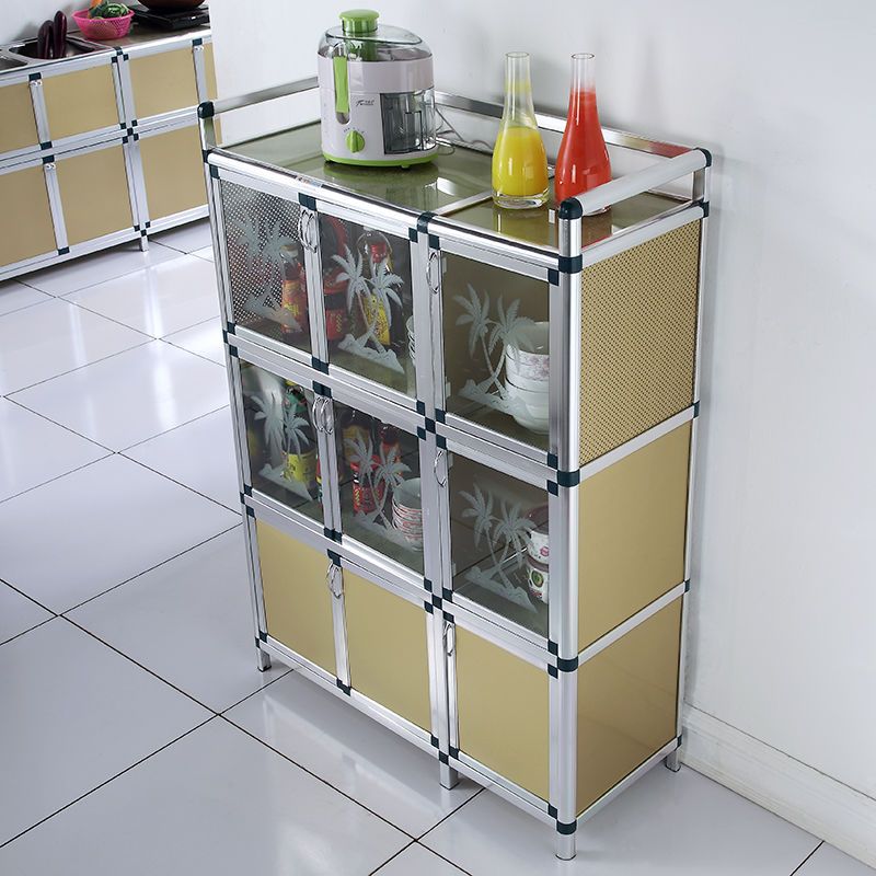 简易橱柜 厨房柜子 碗柜 收纳柜置物柜   厨房柜