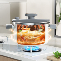 康巴赫炫动系列法琅微压汤锅-5.5L