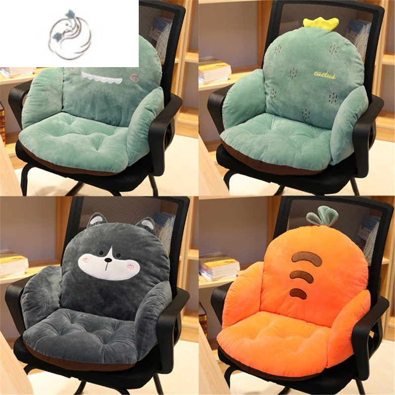 舒适主义坐垫靠垫一体宿舍大学生屁垫椅子办公室座垫靠背座椅护腰靠背