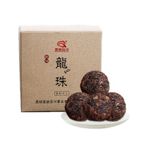 云南普洱茶茶叶老茶浓香熟茶手工小沱茶 四星熟龙珠 250克约30粒