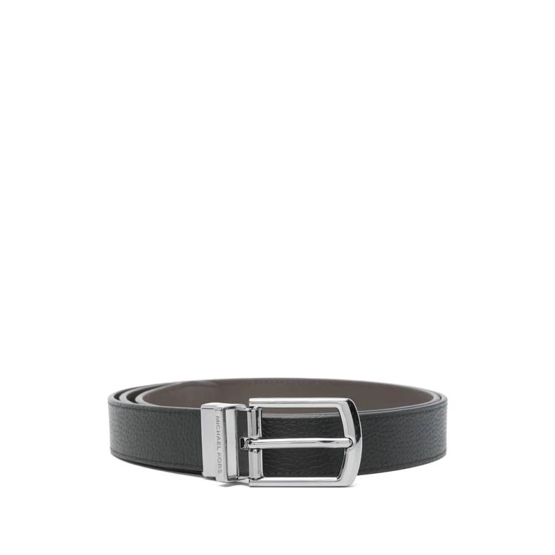 迈克·科尔斯(MICHAEL KORS)男士牛皮腰带经典时尚简约百搭耐磨休 UNICA BLACK