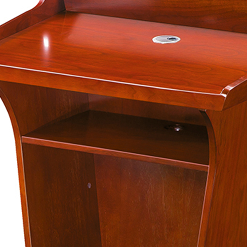 臻远ZY051367演讲台发言台简约现代迎宾台接待台主持台司仪台讲桌高清大图