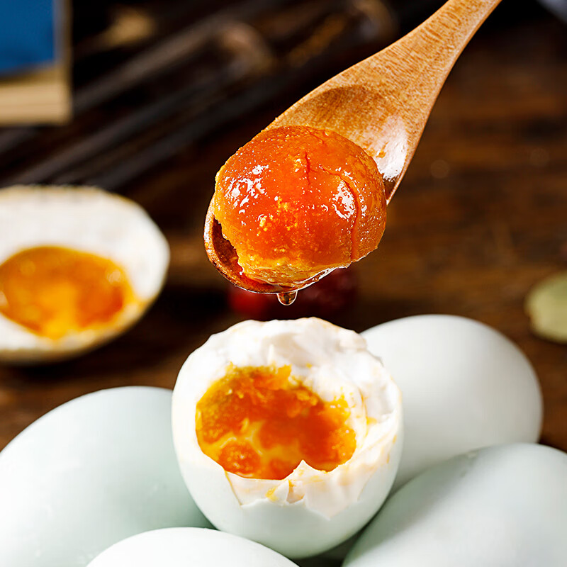 神丹 特大青壳熟咸鸭蛋15枚 礼盒高清大图