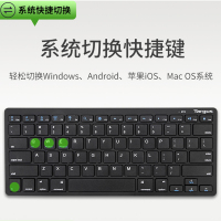 TARGUS泰格斯小键盘无线蓝牙薄便携ipad/IOS/安卓苹果电脑办公2.4G 7号电池黑色B55