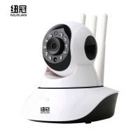纽冠(NIUGUAN)Q8智能摄像头监控家用手机全景室内探头夜视无线wifi监控器高清套装室外1080P+16G内存卡