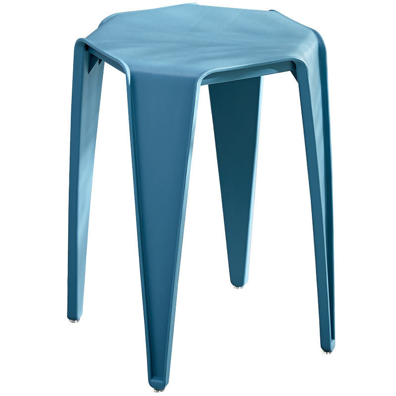 塑料凳子加厚家用餐桌凳高凳网红懒人板凳可叠放胶凳子简约小圆凳