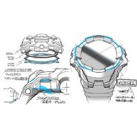 GSHOCKGRAVITYMASTER夜光防震飞行员手表圆盘生活防水