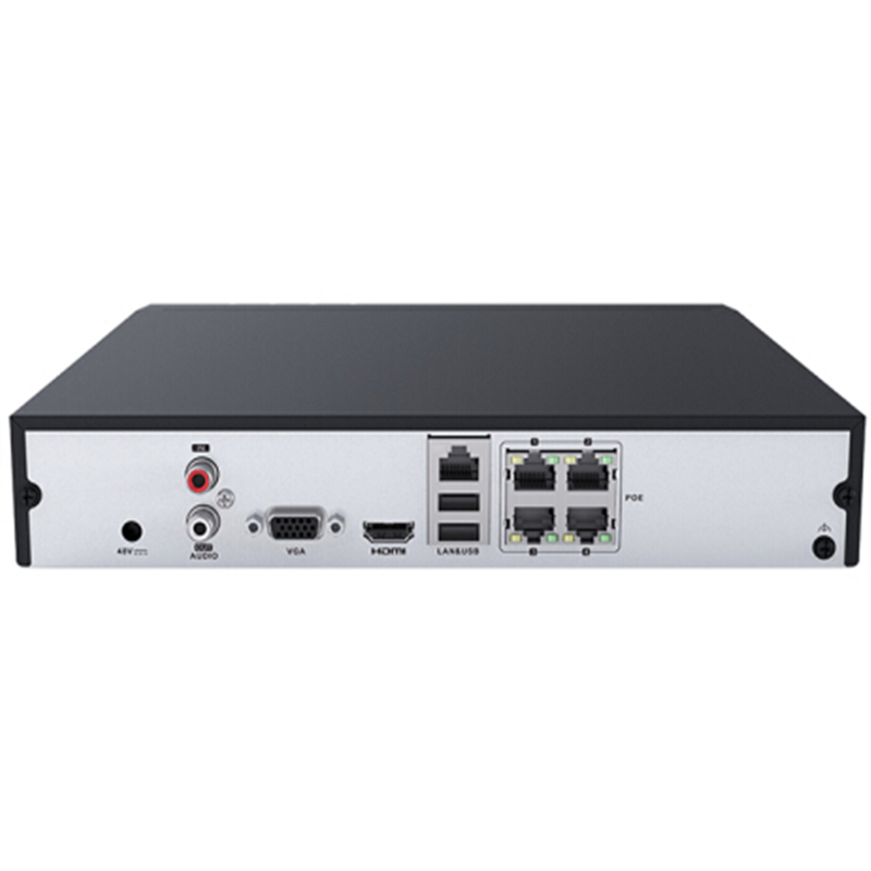 海康威视(HIKVISION)网络监控硬盘录像机 高清监控录像机 DS-7804NB-K1/4P