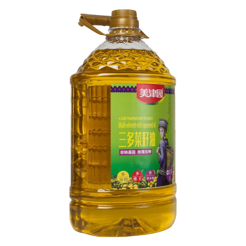 美津园三多 菜籽油5L高清大图