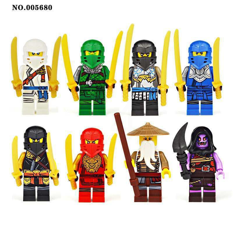 兼容乐高幻影街机忍者十二季大电影人仔元素大师男孩积木拼装玩具忍者