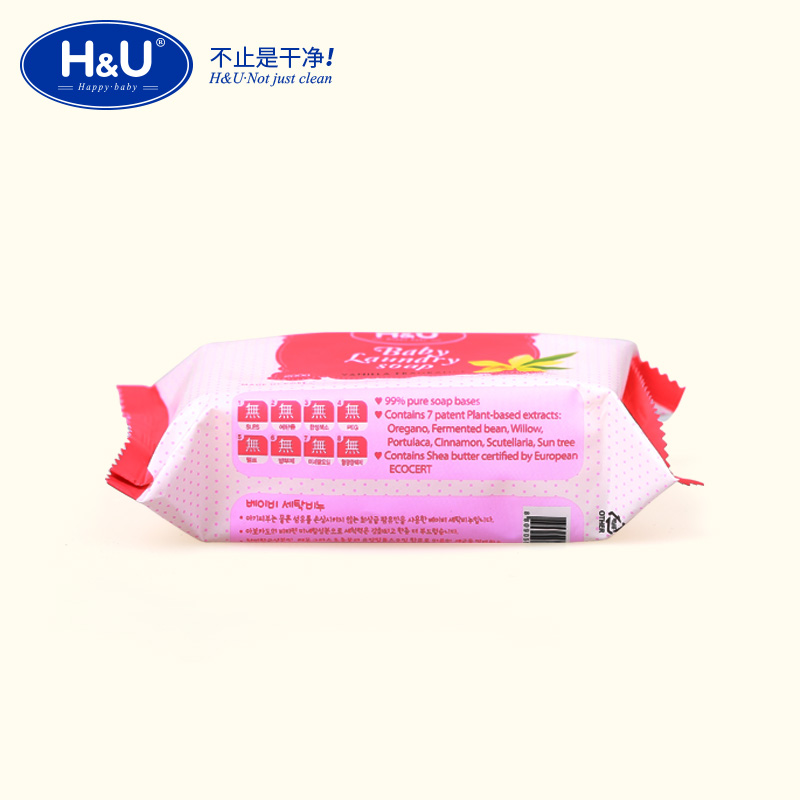 爱趣优H&U 婴儿香草洗衣皂200克HU深层清洁奶渍内衣皂无刺激不伤手高清大图