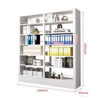 鑫虎威 钢制多层书架学校图书店书籍室阅览书馆资料架双面书架展示架书柜置物架
