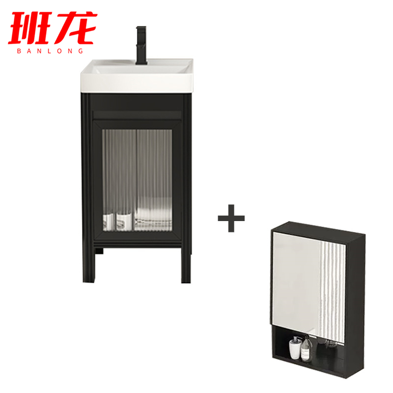 班龙浴室柜42*37cm+镜柜套高清大图